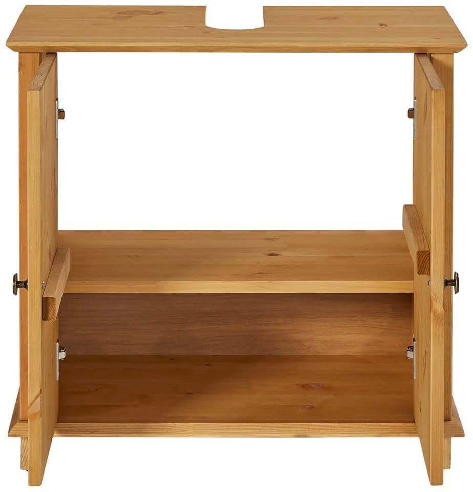 Home Affaire Vili Waschbeckenunterschrank Massivholz Kiefer Natur - Bild 4