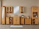 HOME AFFAIRE Vili Unterschrank Beige Massivholz Kiefer Bild 1