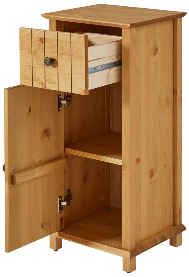 HOME AFFAIRE Vili Unterschrank Beige Massivholz Kiefer - Bild 4
