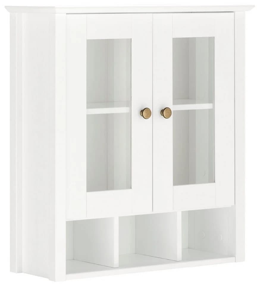 Home affaire Hängeschrank Vili Weiß mit Glastüren - Bild 2
