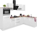 OPTIFIT Winkelküche Bern mit Hanseatic E-Geräten Weiß Modern Bild 2