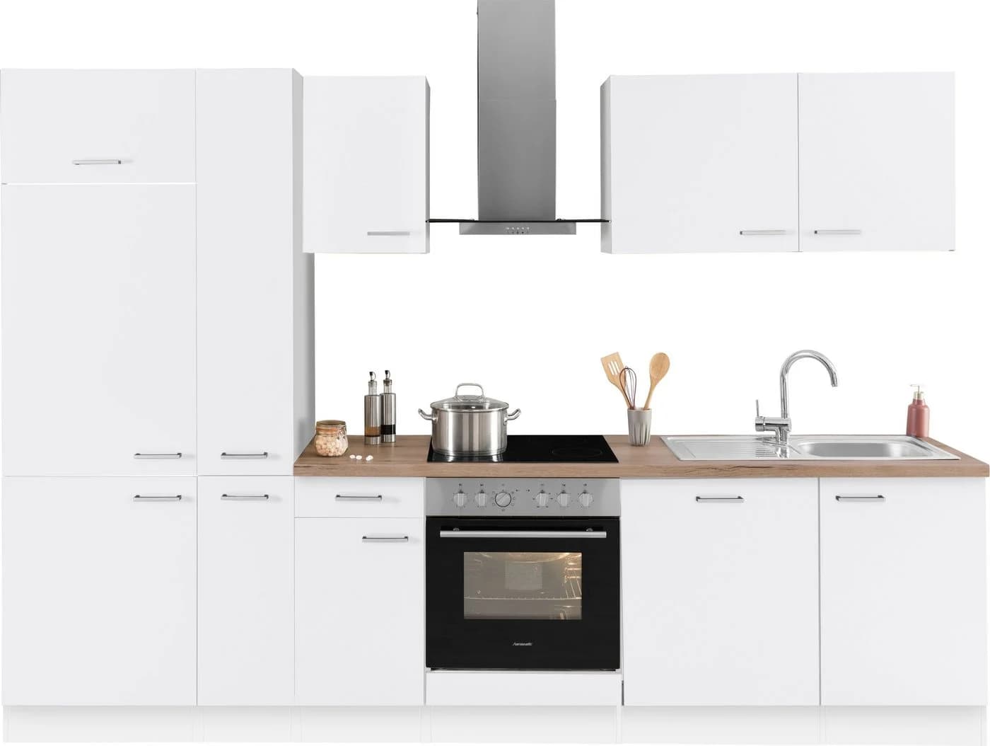 OPTIFIT Küchenzeile Iver mit E-Geräten und Kühlschrank - Bild 2