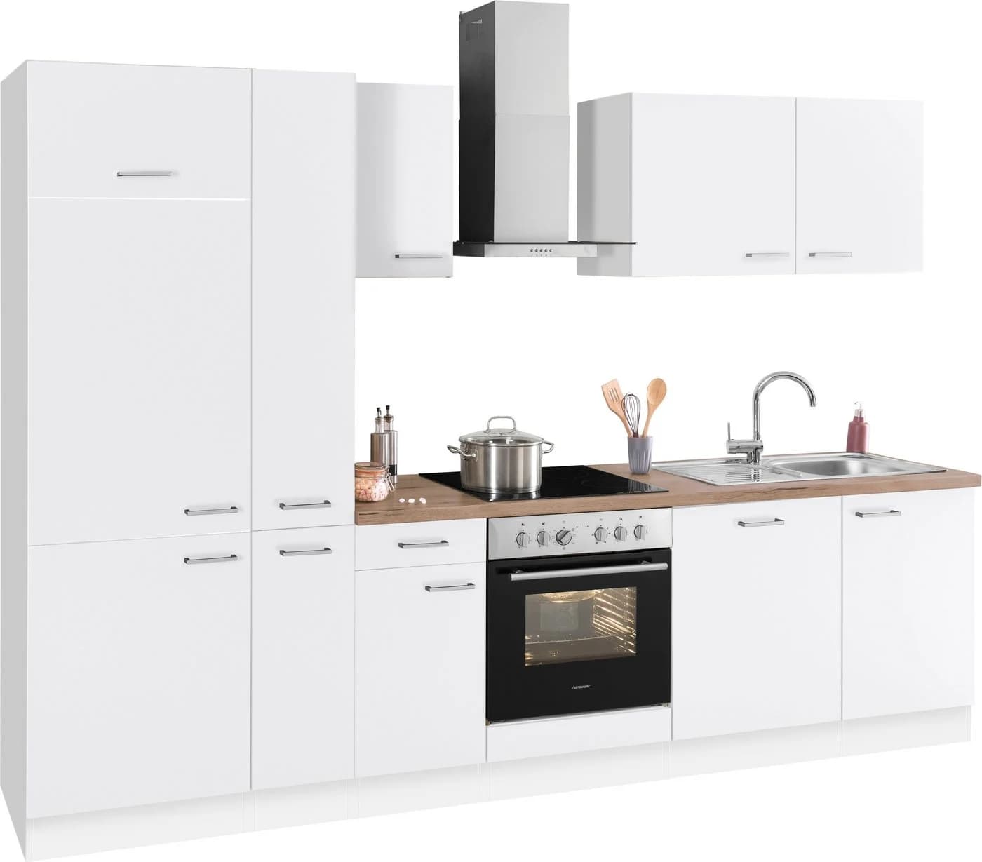 OPTIFIT Küchenzeile Iver mit E-Geräten und Kühlschrank - Bild 3