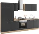 OPTIFIT Küchenzeile Iver 300cm mit Hanseatic Geräten und Kühlschrank Bild 3