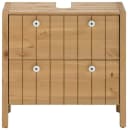 Home Affaire Waschbeckenunterschrank Tina Massivholz Kiefer Beige Bild 5
