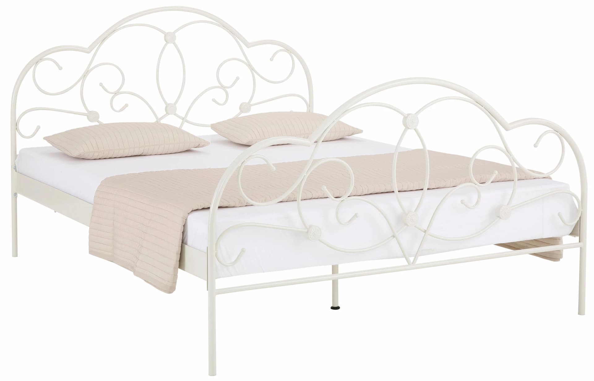 Home Affaire Metallbett TOPSELLER Weiß Romantischer Stil