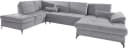 OTTO HOME Wohnlandschaft Costello U-Form Hellgrau mit Bettfunktion Bild 4