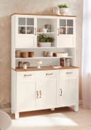 HOME AFFAIRE Küchenbuffet Alby Weiß Massivholz Bild 1