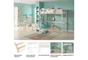 OTTO HOME Kinderbett Alpi Hochbett Kiefer Beige Bild 3