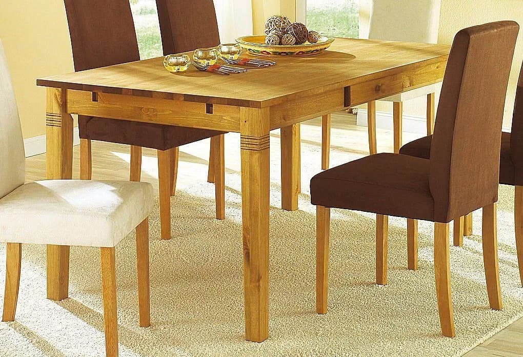 Esstisch OTTO HOME Danuta Beige Natur Geölt Massivholz - Bild 4