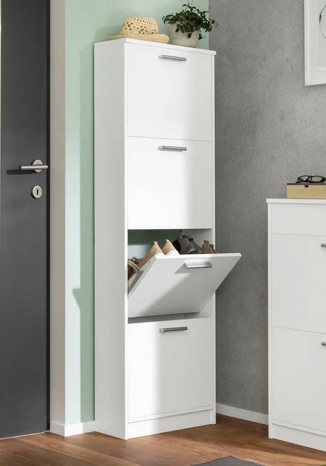 OTTO HOME Schuhschrank Bill Weiß mit 4 Fächern - Bild 2