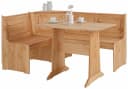 OTTO HOME Essgruppe Sascha Massivholz Eckbank mit Stauraum Beige Bild 2