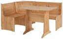 OTTO HOME Essgruppe Sascha Massivholz Eckbank mit Stauraum Beige Bild 3