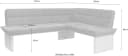 OTTO HOME Eckbank Beluna Grau Polyester Lederoptik Bild 4
