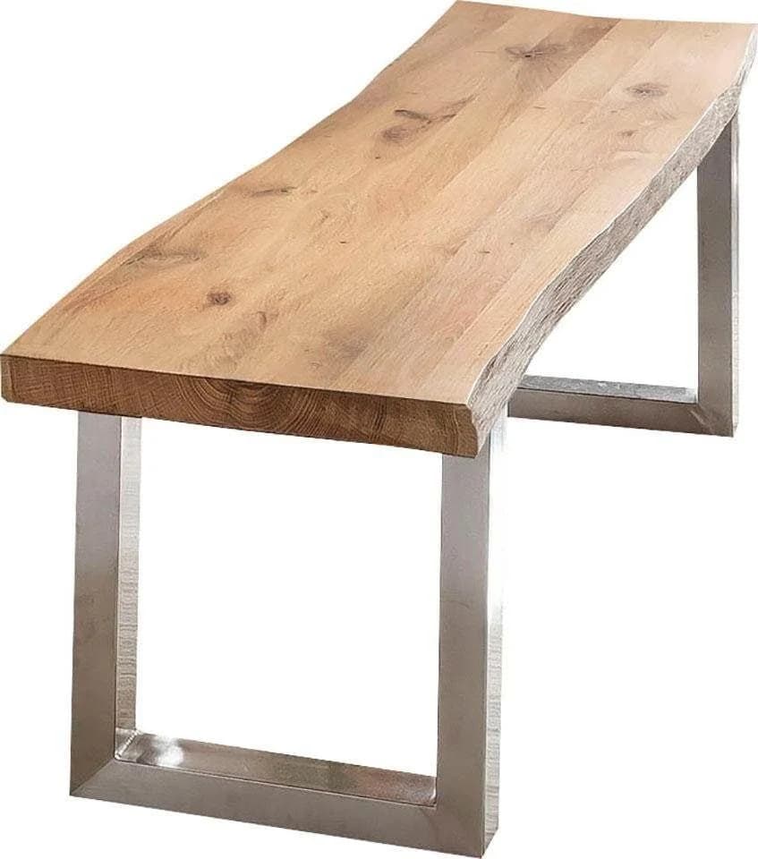 Home Affaire Bank Tristan Eiche Natur Silber