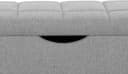 Home Affaire Hockerbank Checked Hellgrau mit Stauraum Bild 1