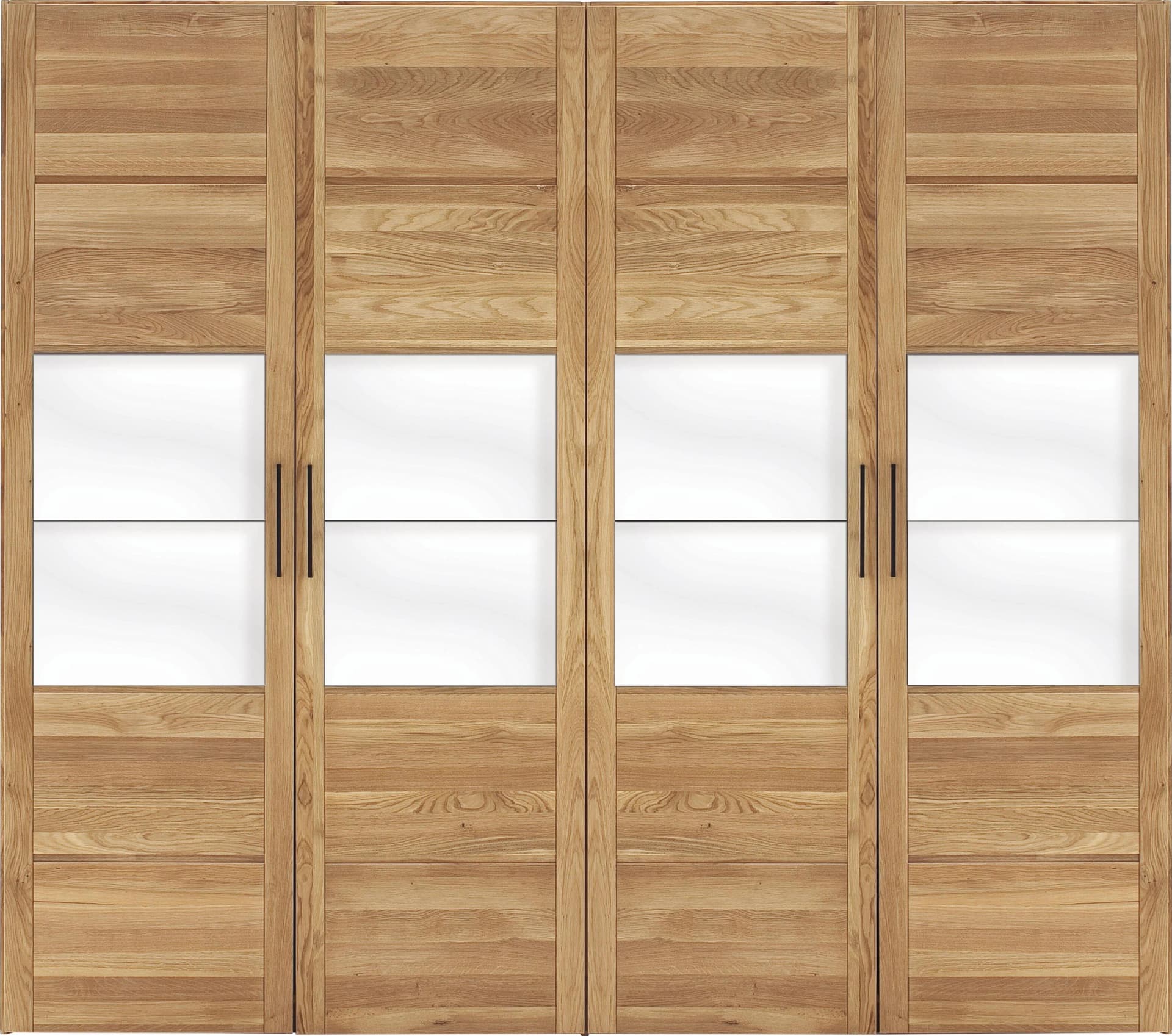 Home Affaire Chamara Kleiderschrank Massivholz Eiche Beige