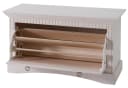 OTTO HOME Schuhtruhe Rustic Weiß Massivholz Bild 5
