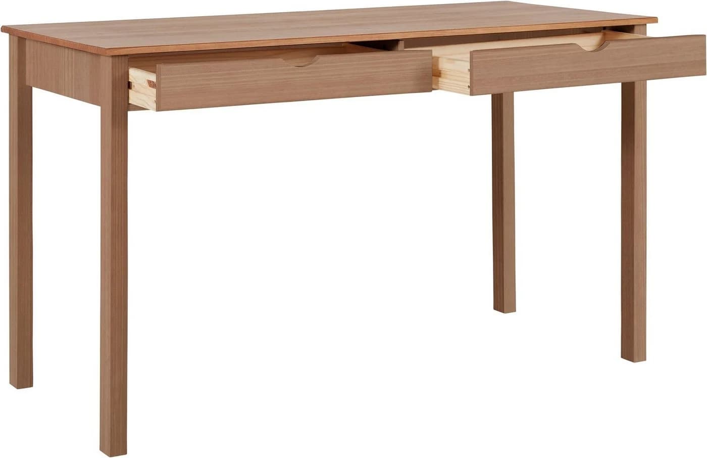 HOME AFFAIRE Schreibtisch Gava Massivholz Beige 140cm - Bild 3