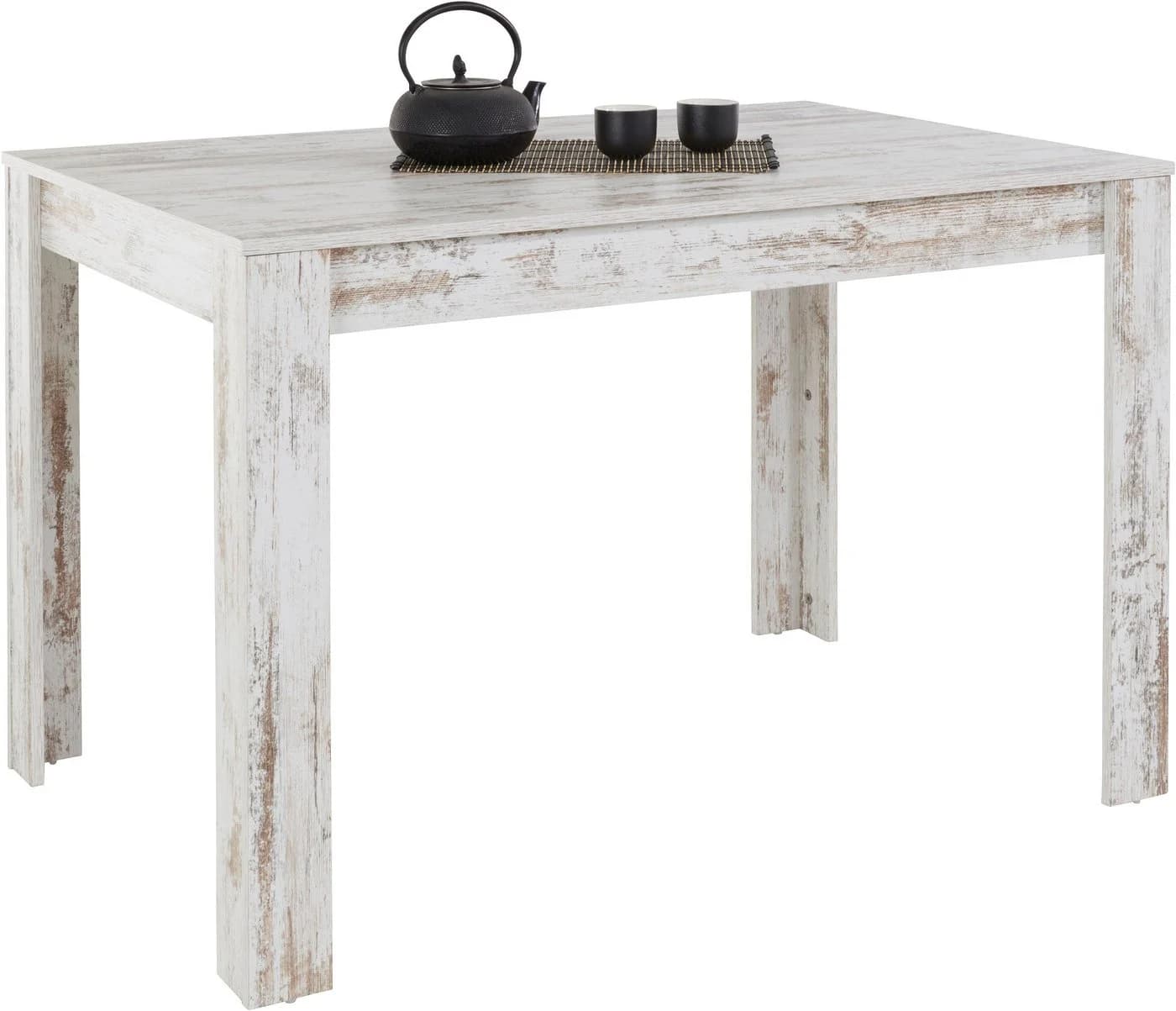 Esstisch OTTO HOME Meigh Weiß Antikweiß Rechteckig - Bild 2