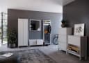 OTTO HOME Schuhschrank Luven Weiß Massivholz 3 Klappen Bild 1