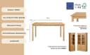 OTTO HOME Esstisch Indra Beige Massivholz Kiefer Verlängerbar Bild 3