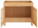 HOME AFFAIRE Spülenschrank Oslo Massivholz Kiefer Beige mit Spüle Bild 3