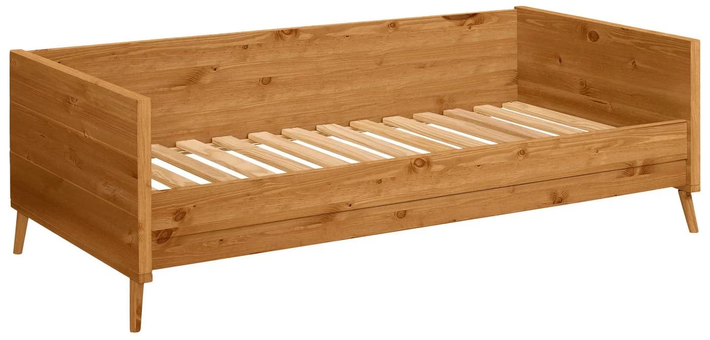 Jugendbett OTTO HOME Ellen Massivholz Kiefer Beige Gewachst - Bild 4