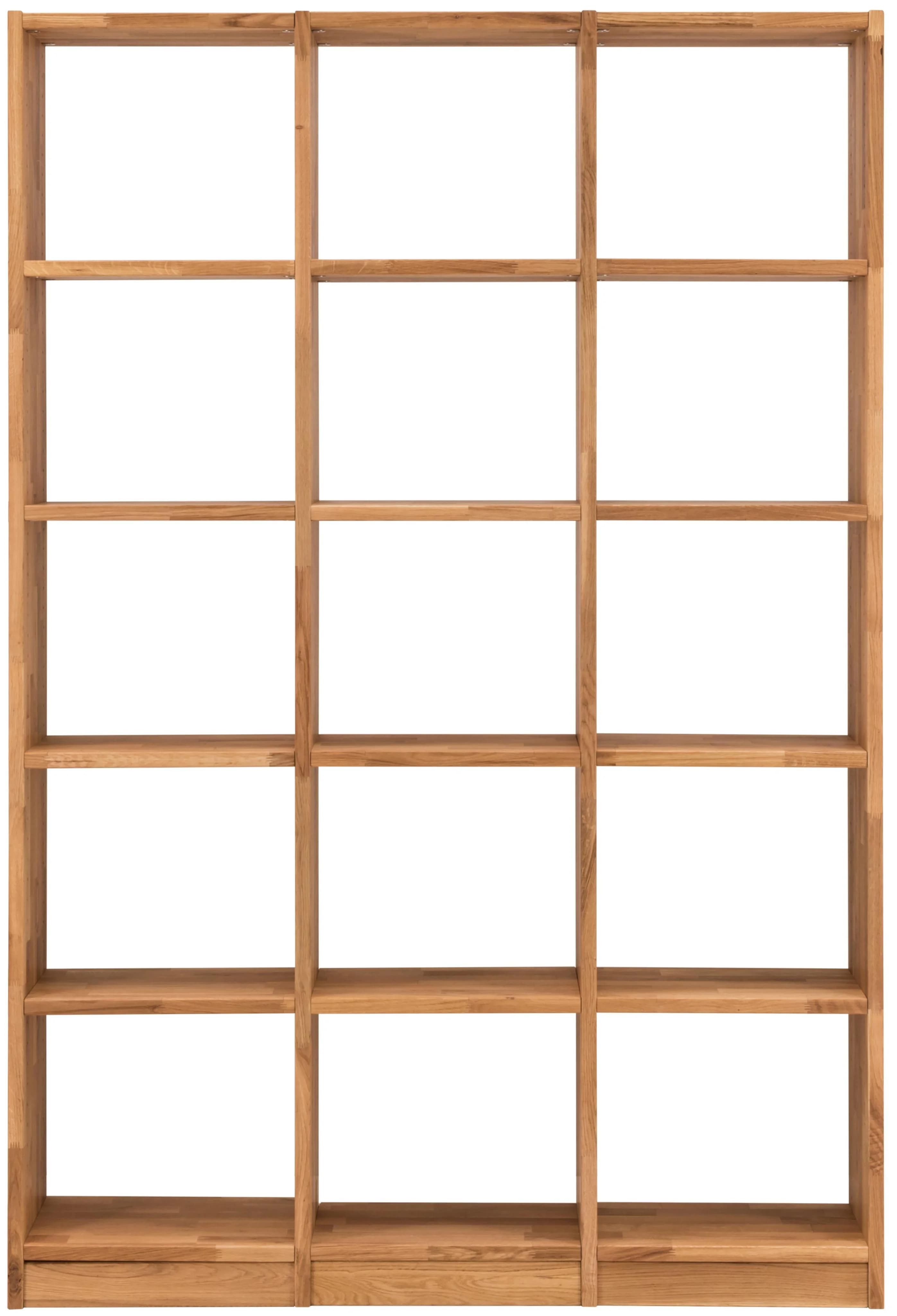 HOME AFFAIRE Regalelement Ecko Wildeiche Beige 15 Fächer