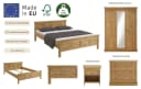 OTTO HOME Massivholzbett Indra Landhausstil Kiefer Beige Bild 3