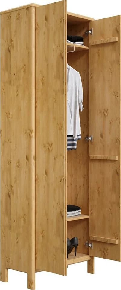 Garderobenschrank OTTO HOME Luven Massivholz Beige - Bild 5