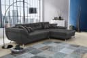 Ecksofa San Francisco L-Form Anthrazit Luxus-Microfaser Bild 5