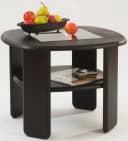 OTTO HOME Couchtisch Jayden 2 Braun Massivholz Glas Bild 2