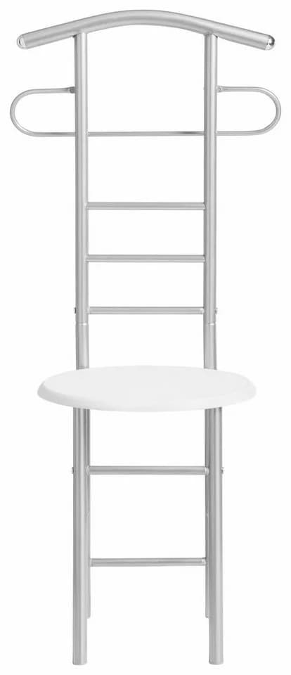 INOSIGN Herrendiener Kleiderstuhl Chrom/Weiß
