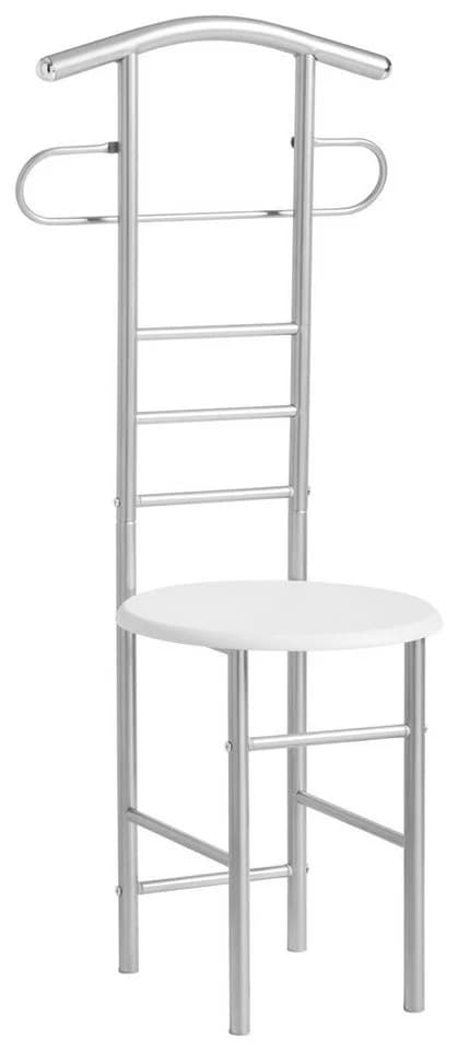 INOSIGN Herrendiener Kleiderstuhl Chrom/Weiß - Bild 2