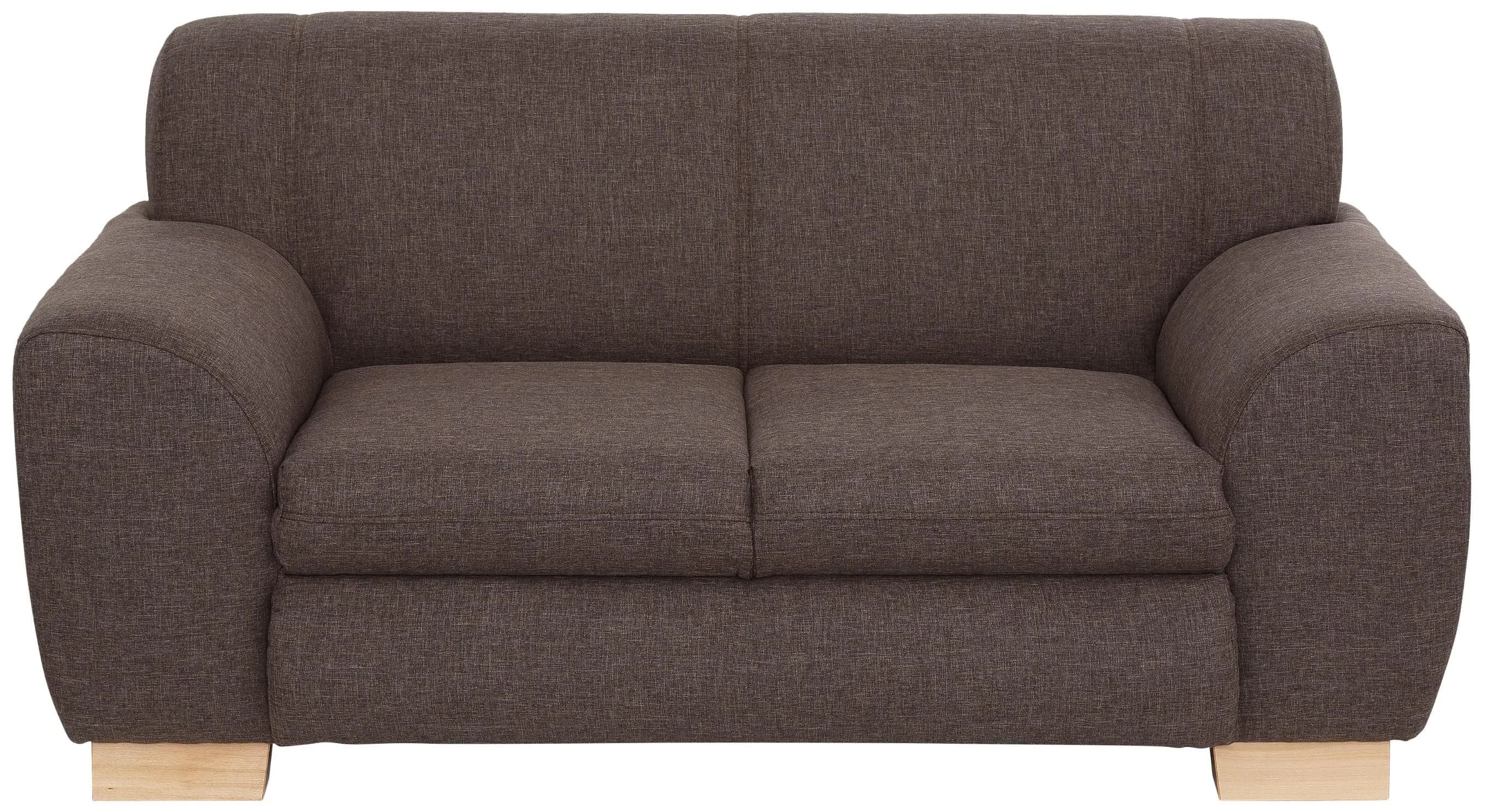Sofa HOME AFFAIRE Nika Braun Landhaus-Stil 2-Sitzer