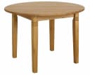 Esstisch Danuta Beige Massivholz Kiefer Rund Geölt Bild 2