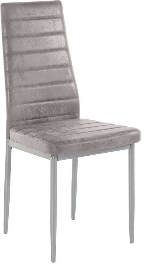 OTTO home Essgruppe 5-tlg. mit Tisch und 4 Stühlen Holzoptik Grau - Bild 4
