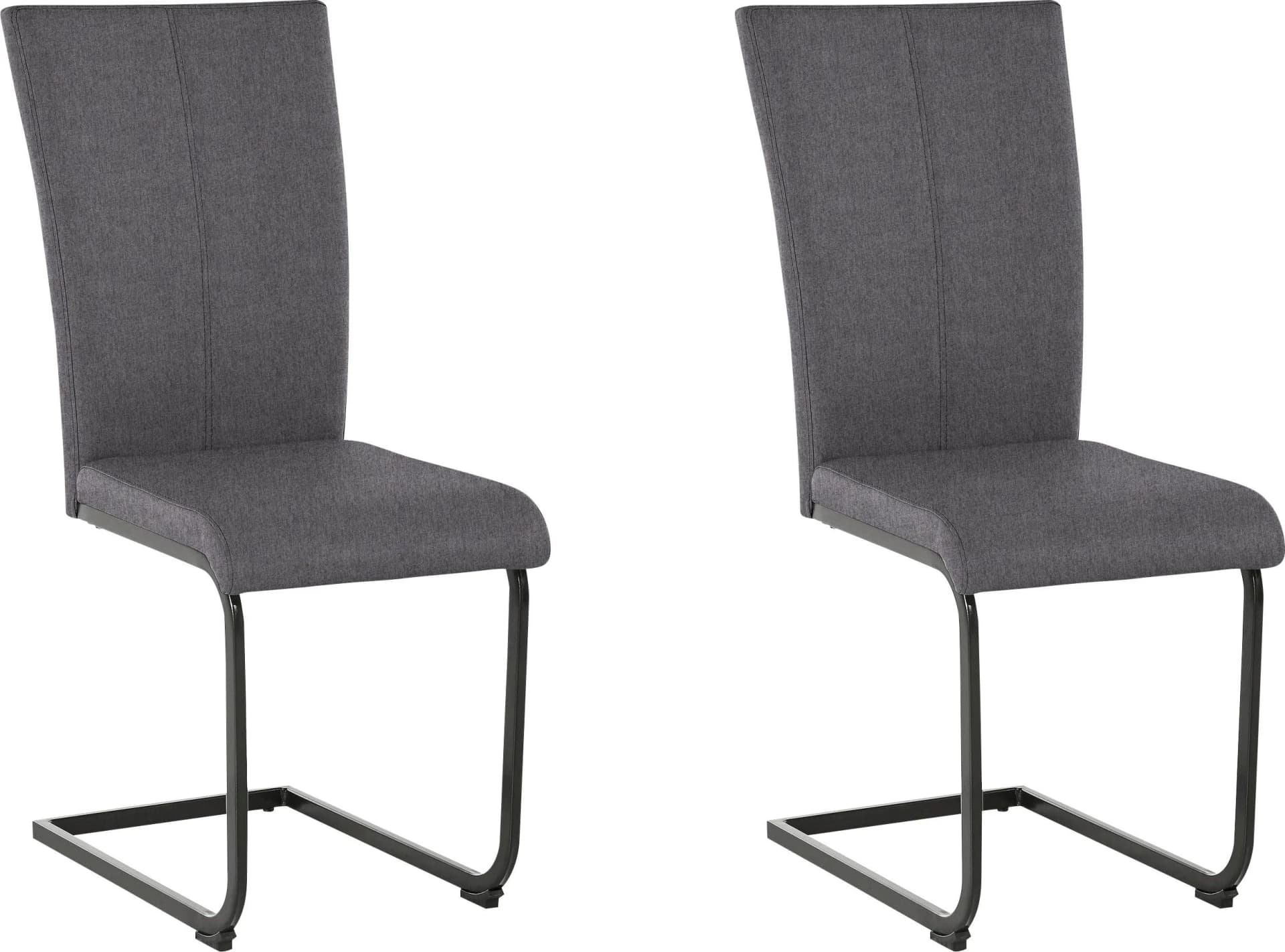 OTTO HOME Freischwinger Oliver Grau Schwarz