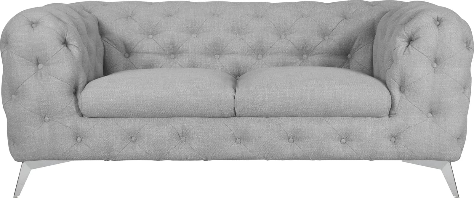 Chesterfield-Sofa Glynis Grau Home Affaire