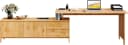 OTTO HOME Schreibtisch Luven Massivholz Kiefer Beige Natur Bild 2