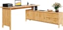 OTTO HOME Schreibtisch Luven Massivholz Kiefer Beige Natur Bild 5