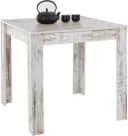 Esstisch OTTO HOME Meigh Weiß Antikweiß Quadratisch Holzwerkstoff Bild 1