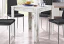 Esstisch OTTO HOME Meigh Weiß Antikweiß Quadratisch Holzwerkstoff Bild 2