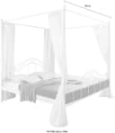 Bettaufsatz HOME AFFAIRE Schwarz 180cm Bild 5