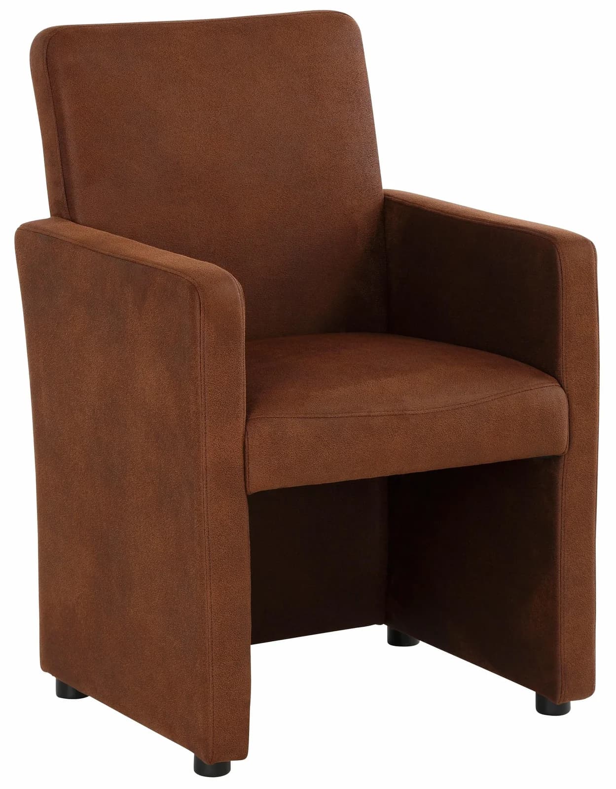 HOME AFFAIRE Cocktailsessel Bologna Braun Luxus-Microfaser