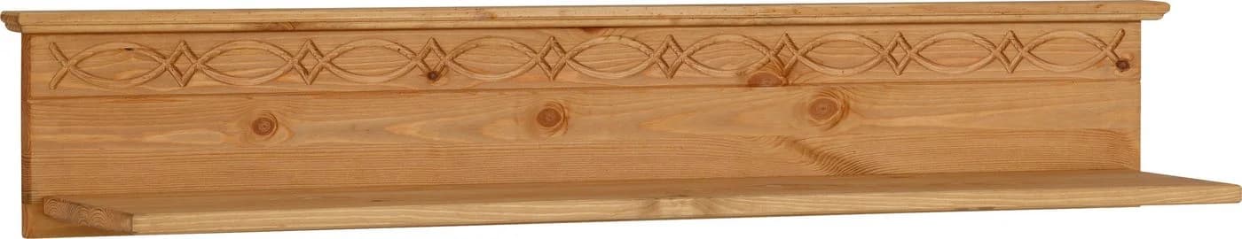 OTTO home Wandregal Indra Massivholz Kiefer Landhausstil Beige - Bild 2