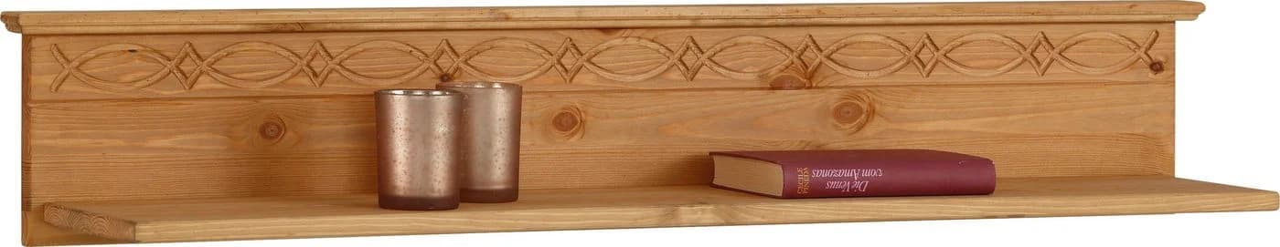 OTTO home Wandregal Indra Massivholz Kiefer Landhausstil Beige - Bild 4