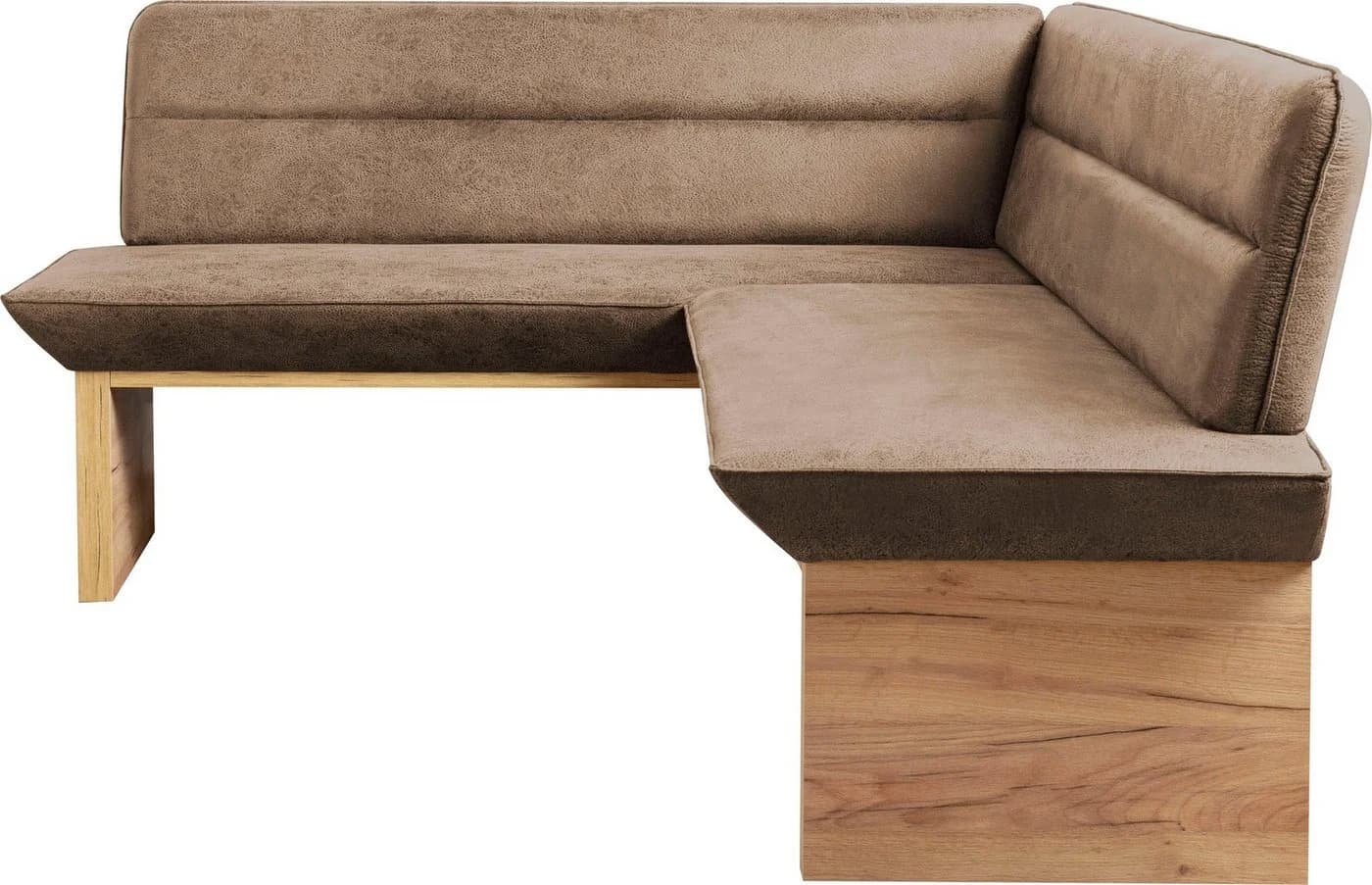 OTTO HOME Eckbank Beluna Polsterbank Sitzecke Braun Microfaser - Bild 3