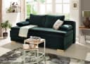 OTTO HOME Schlafsofa Berlin Grün Boxspringfederung mit Bettkasten Bild 2